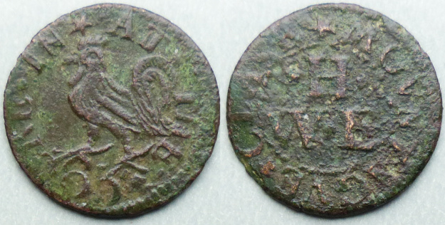 Montague Close, W H (E) AT THE COCKE farthing Montague Close, W H (E) AT THE COCKE farthing